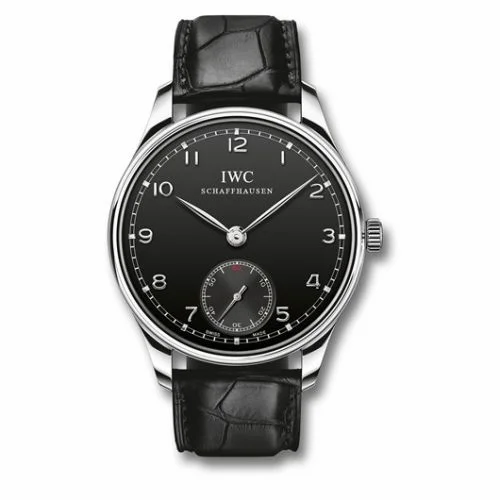 IWC Portuguese Hand-Wound Black IW5454-07 (5454-07, IW545407)